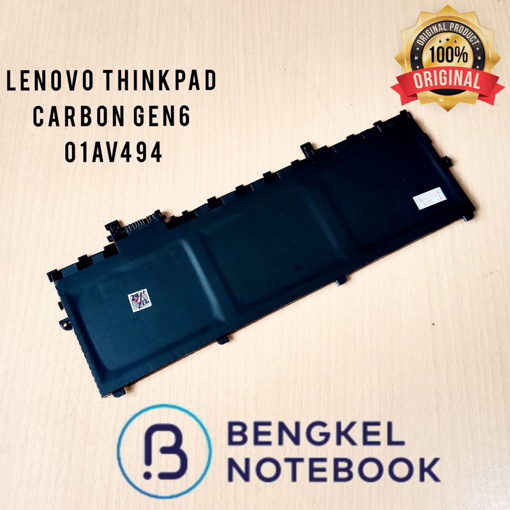 Baterai Lenovo Thinkpad X1 Carbon Gen6 2018 01AV494  01AV431 01AV430 SB10K97586