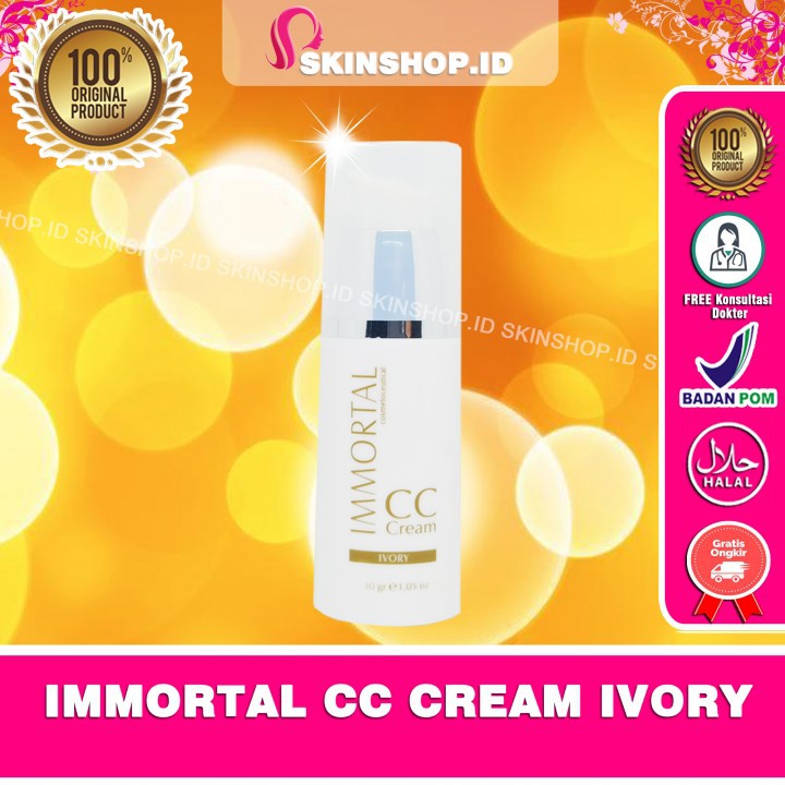 Immortal CC Cream 30gr Original / CC BPOM Aman