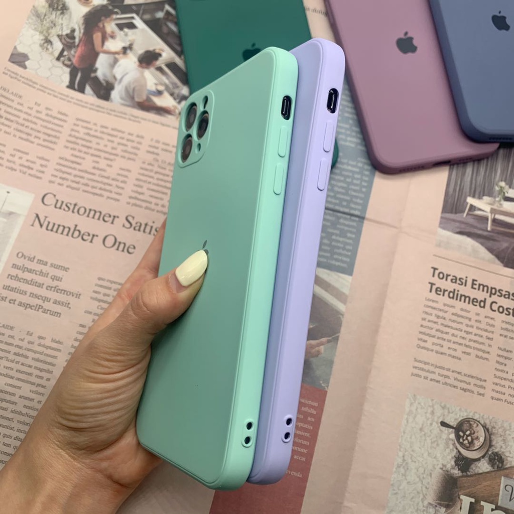 Terlihat seperti iphone 12, silikon lembut dengan bulu di dalam, cocok untuk Casing iPhone 11 Pro Max 6 6 s 7 8 SE2 2020 X XS XR XSMAX 7Plus 8P Anti-fouling shell pembersih Casing