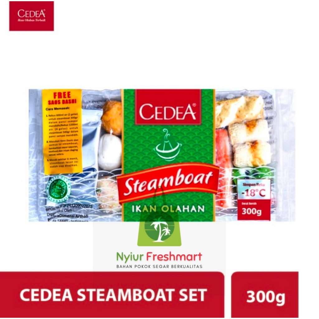 

CEDEA STEAMBOAT SET 300G ORIGINAL/TOMYUM