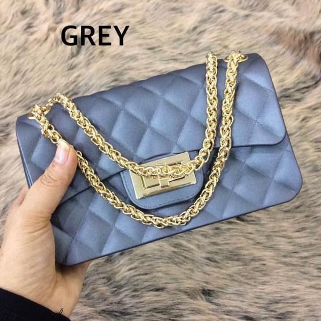 Pengiriman Tercepat #. Tas wanita cewe supplier branded murah import CH*N3L MATE MINI - Emas ...