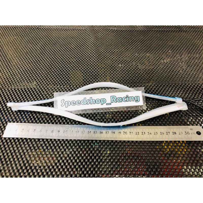 Lampu Alis Led DRL Slim RGB Sen Runing 30 cm 12 Volt Harga 1 set Sen running Lamp alis 2 mode lampu 