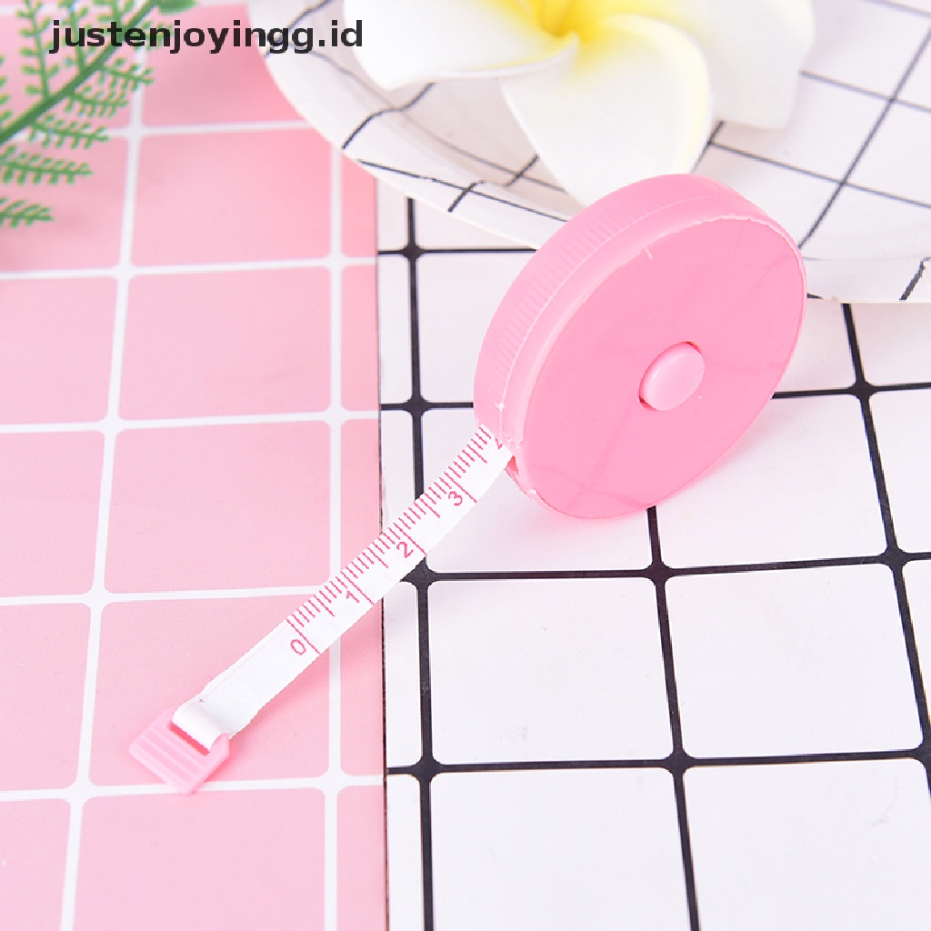 // justenjoyingg.id // retractable body measuring ruler sewing cloth tailor tape measure soft  ~