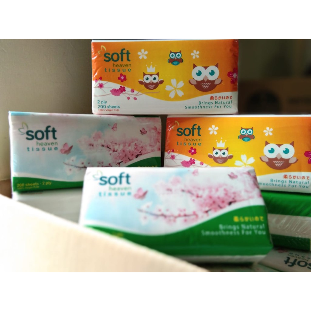 Tissue Murah Soft Heaven 200's 2 PLY