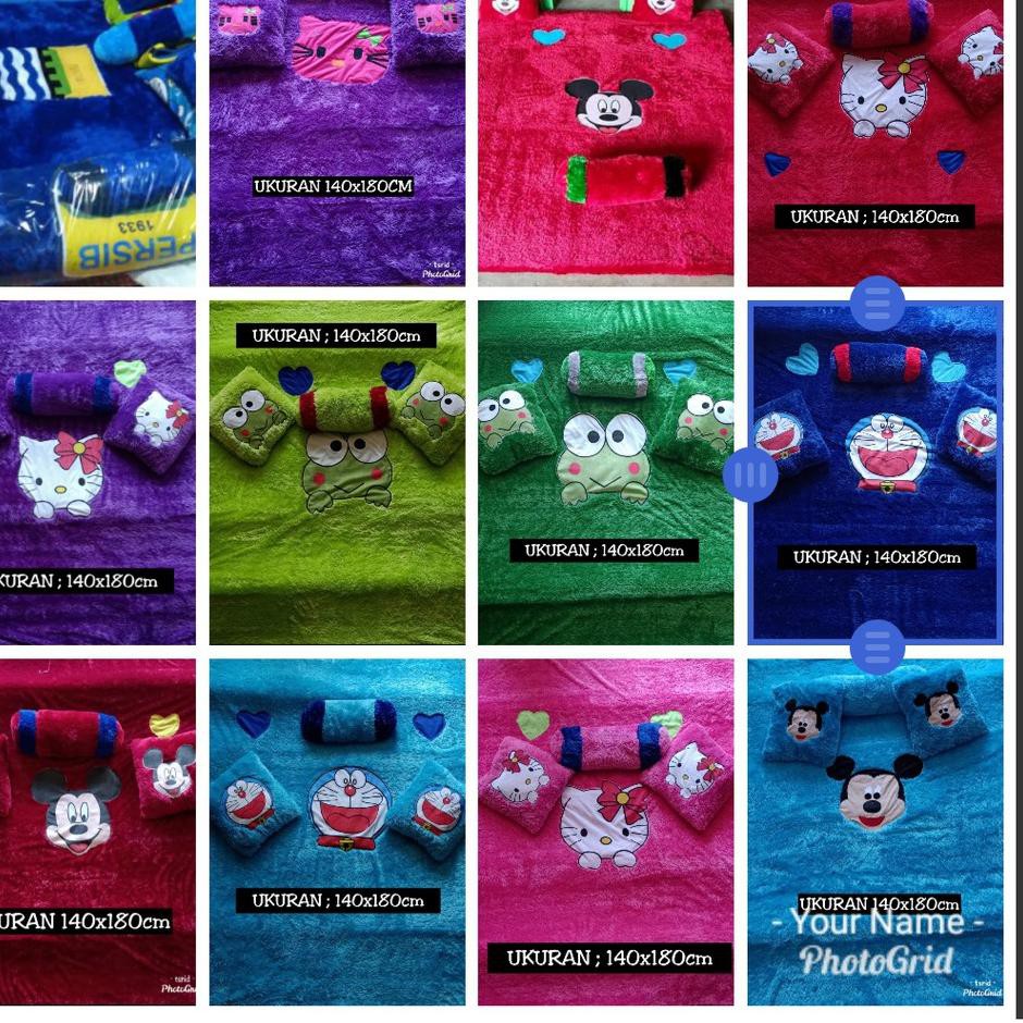 Best Produk 9HIAU Surfet Karakter LED Nyala Kasur Karpet Kartun Lucu Bahan Adem bulu Rasfur 56 Best