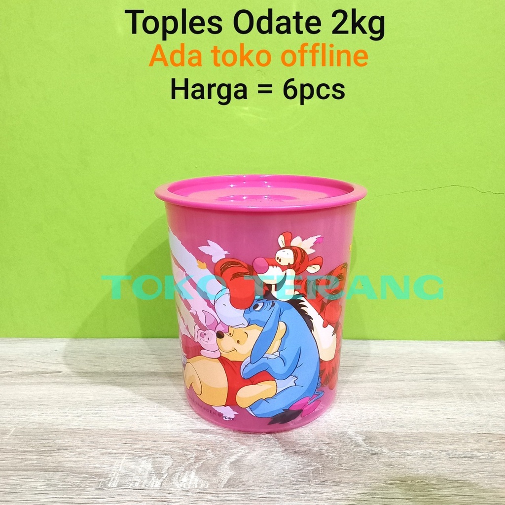 6PCS Toples Odate 2kg toples jajan calista