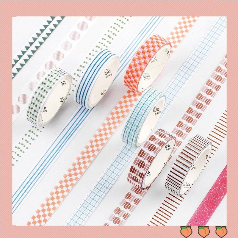 

Masking Washi Tape 5 pc SALT FOREST decorative JURNAL DIY SCRAPBOOK DECO