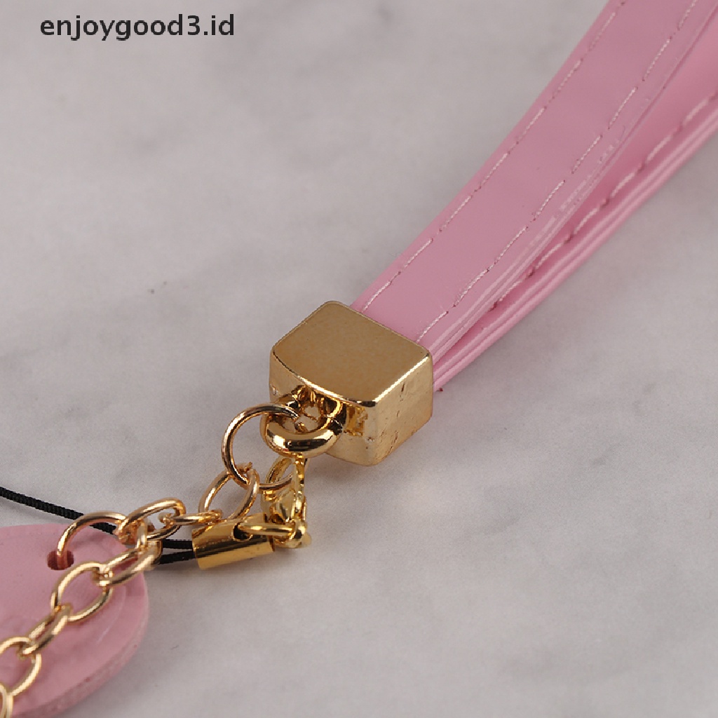 Rready Stock Tali Lanyard Motif Hati Aksen Rumbai Untuk Gantungan Kunci / Handphone (ID)