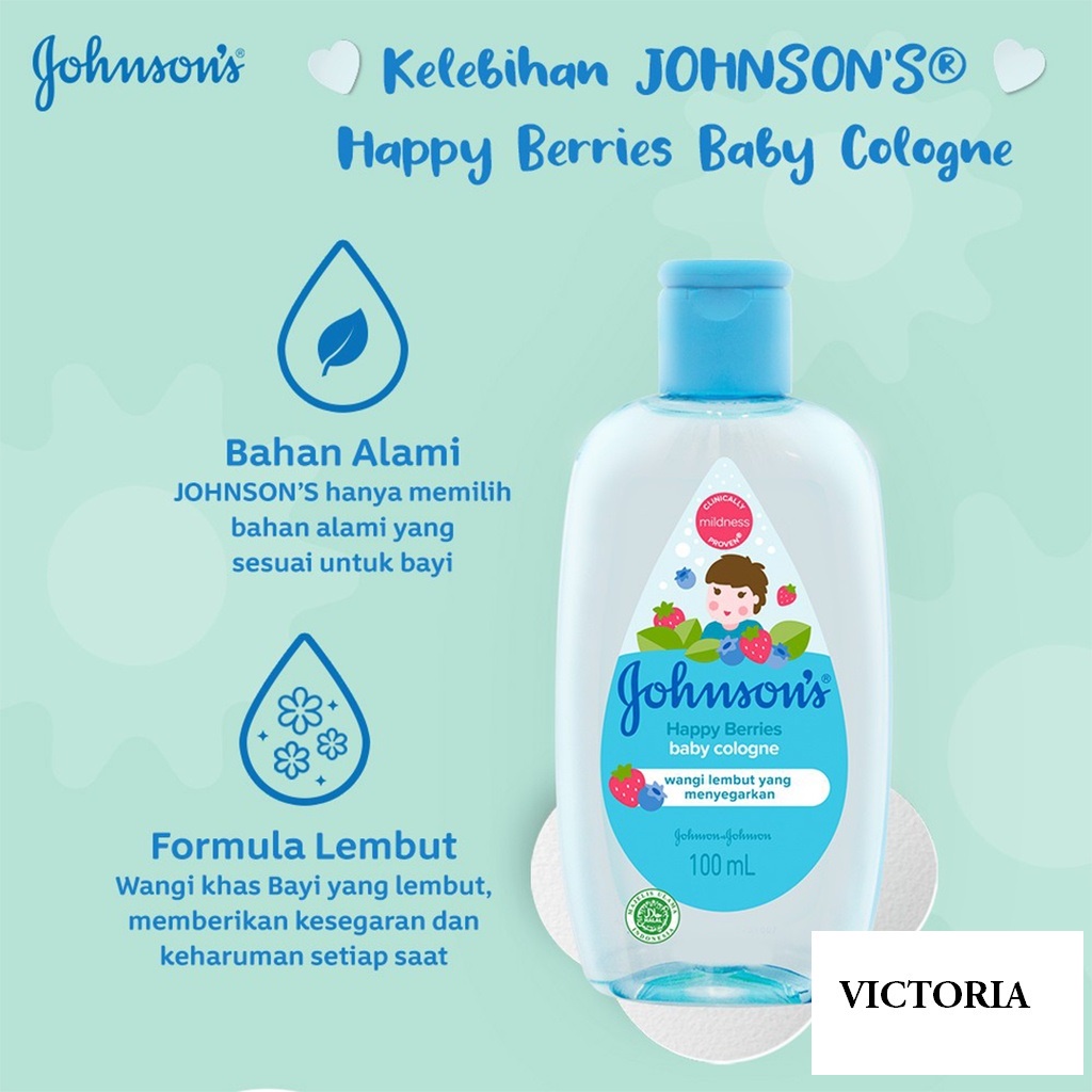 JOHNSON'S BABY Lotion Oil Cream Cologne Krim Bayi Minyak Bayi Soap Sabun Batang(VIC)