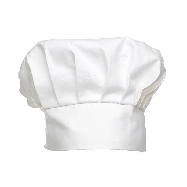 Topi chef Jamur/Chef Hat/Topi Koki Dewasa Full Cotton Putih