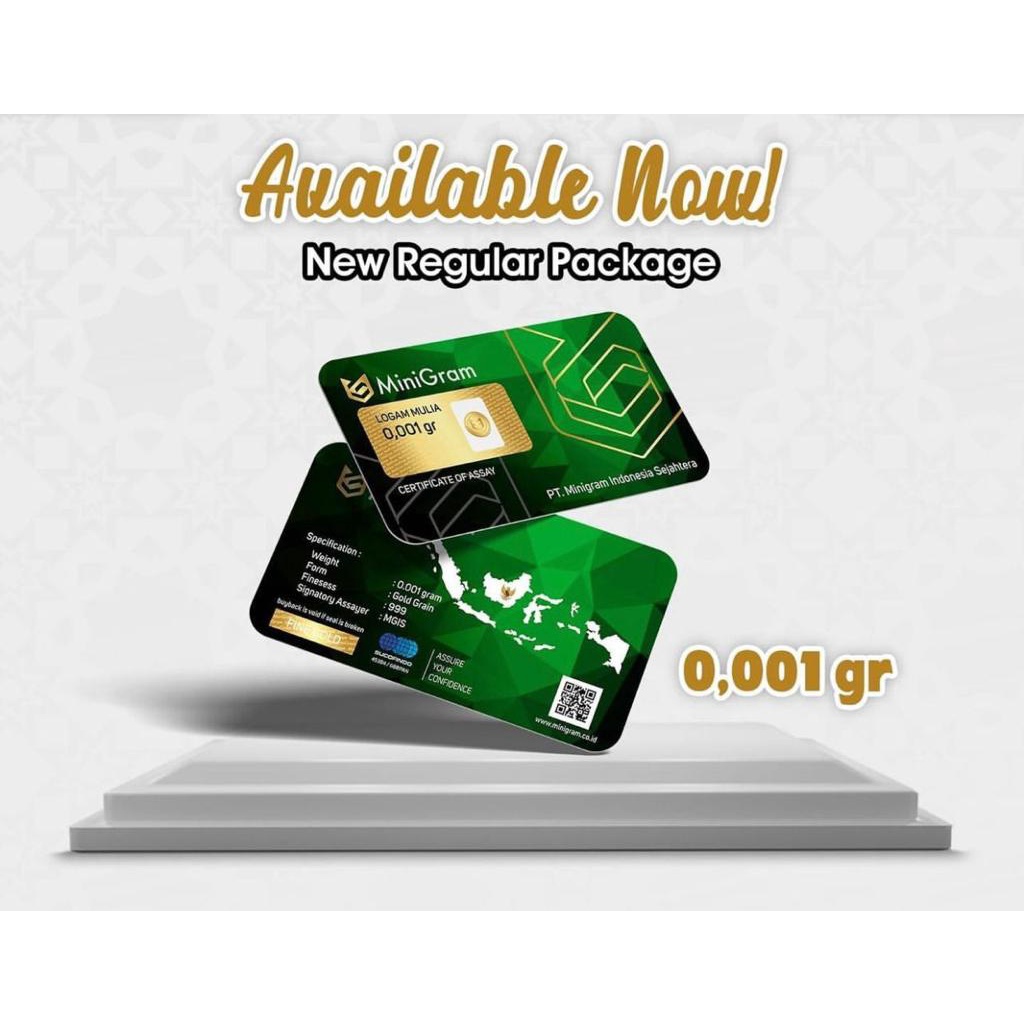 baby gold 0,005gr emas minigold bisa tukar antam-minigram 0,001gr