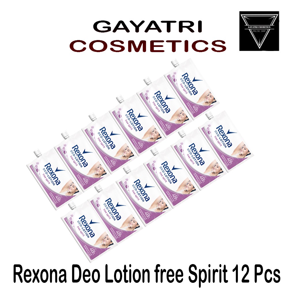 Deo Lotion Rexona Free Spirit   Isi 12  Pcs