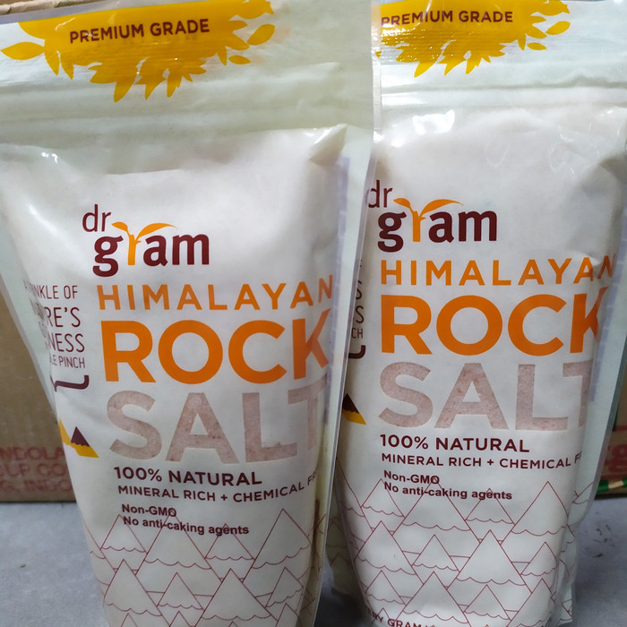 

Dr.Gram Himalayan Rock Salt 100% Natural Non MSG 500gram