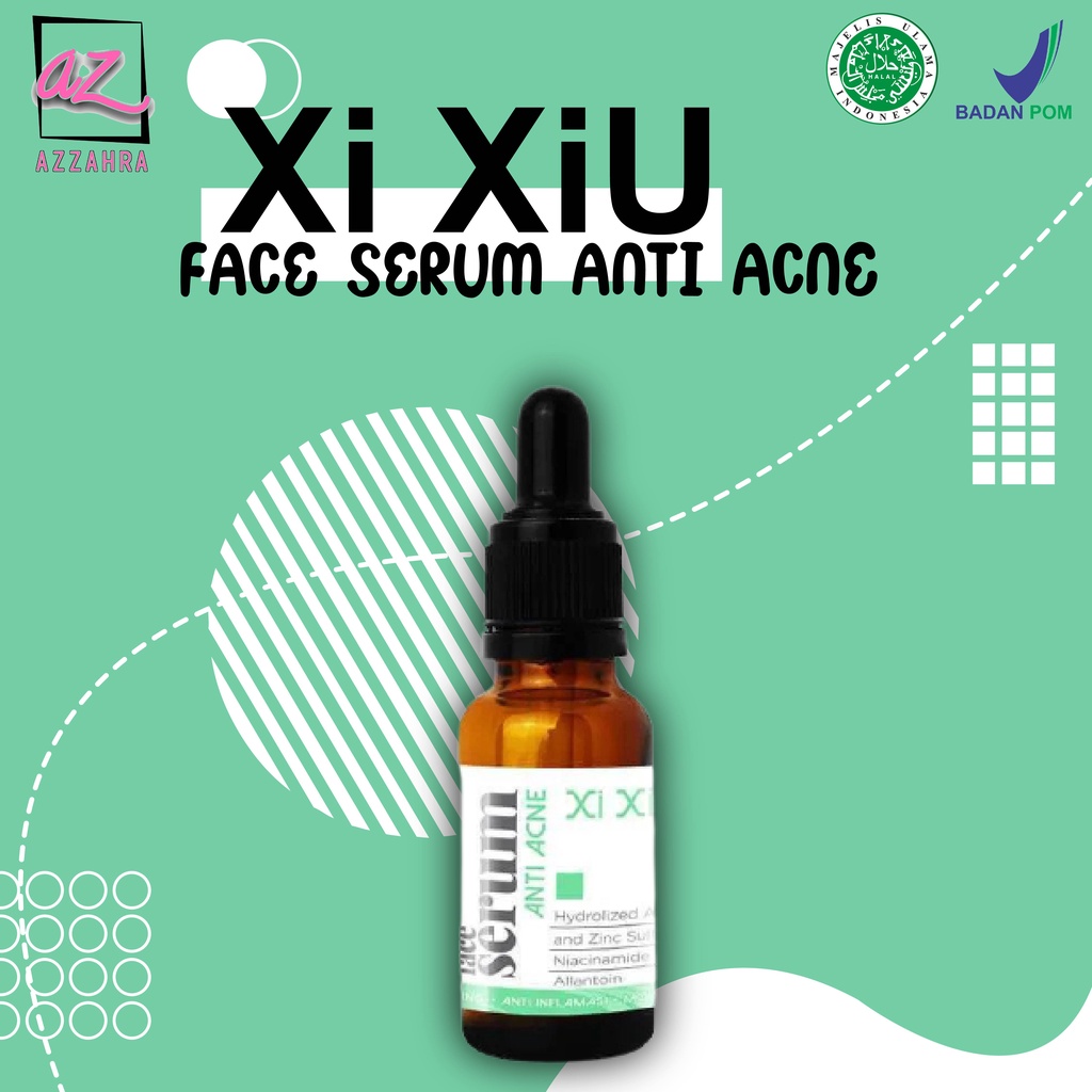 XI XIU Face Serum Anti Acne - 20ml / Serum jerawat / Kulit sensitif /ORIGINAL BPOM