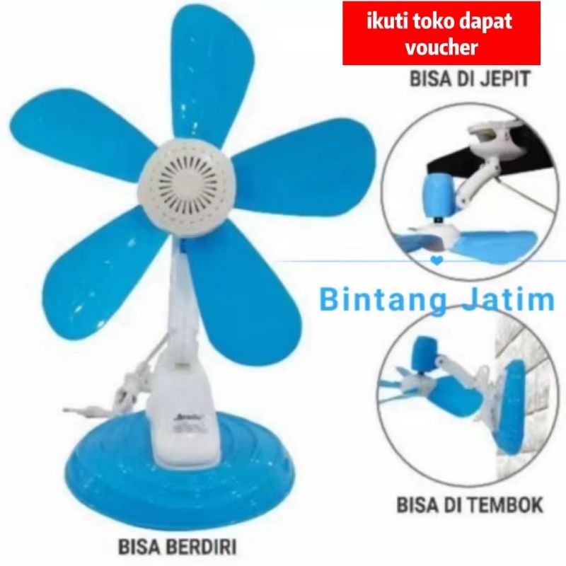 Kipas Angin Jepit 20W / 24W  3 IN 1 / Mini Fan Jepit / Clip Fan 20Watt 24Watt