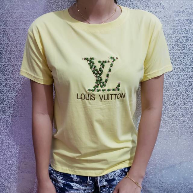 Baju atasan kaos cewek import Louis Vuitton