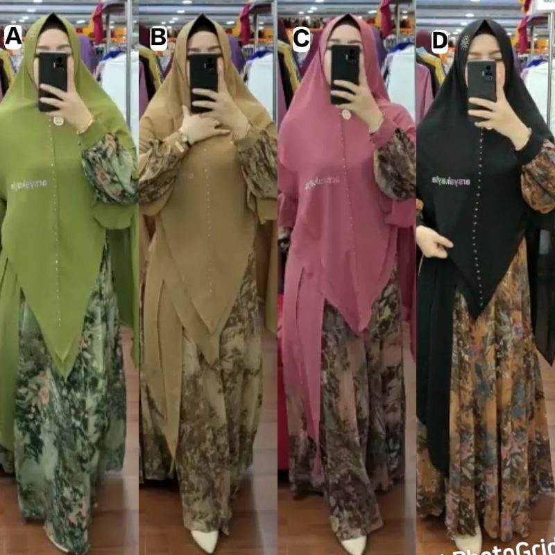NOORA SERIES MARCH 04 BY ARSYAKAYLA GAMIS SYARI TERBARU GAMIS SYARI ORIGINAL BAJU SYARI PREMIUM SET 