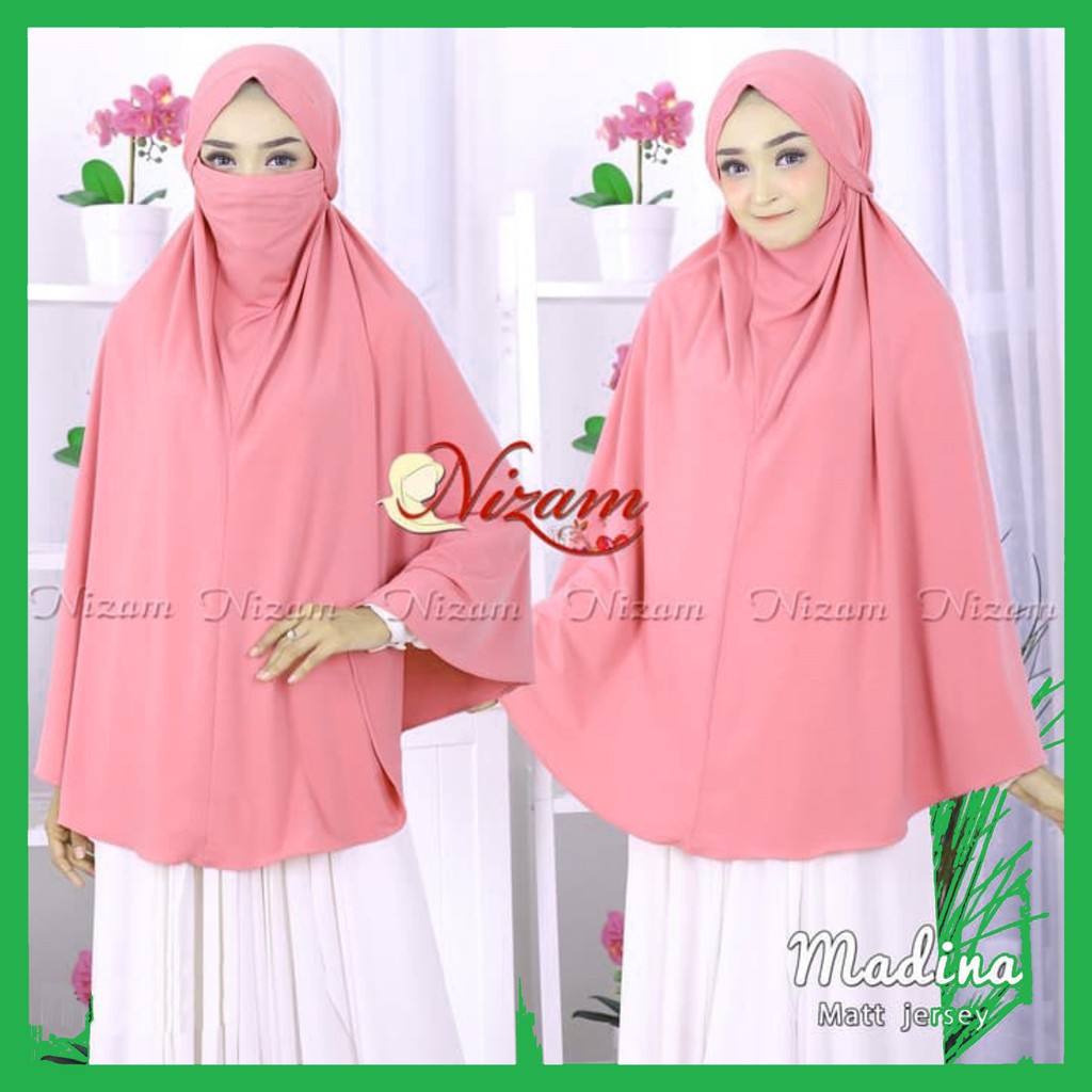 ✅ Khimar Madina Cadar Instan Hijab French Syari / Hijab Cadar Instan Syar’i Madinah Jersey