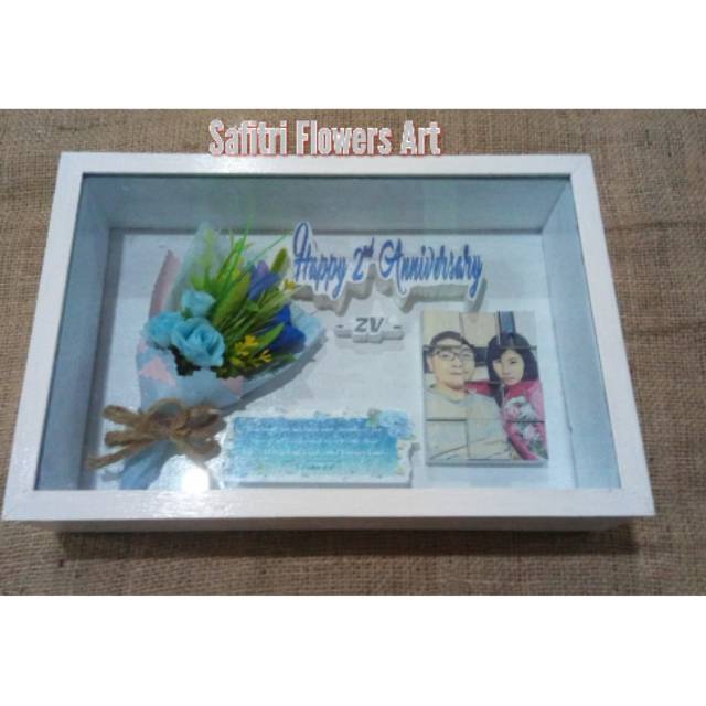 Bunga Bingkai 3D/ Special Gift/kado wisuda