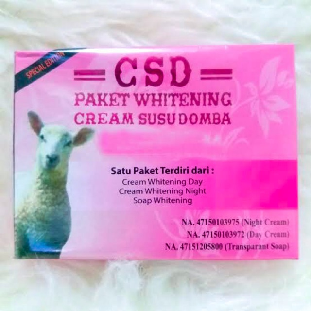 Cream Susu Domba CSD Original Asli BPOM