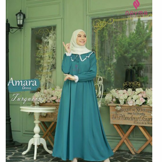 Gamis remaja (busui friendly juga) Amara Dress By Nayma Hijab