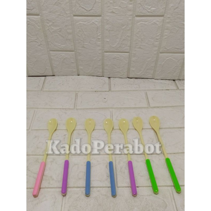 sendok jus panjang KA - sendok jus plastik - sendok panjang estetik