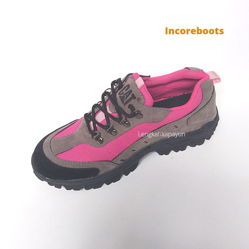 Safety Shoes 36-40 Sepatu Boots Wanita Ujung Besi Warna Abu Hitam