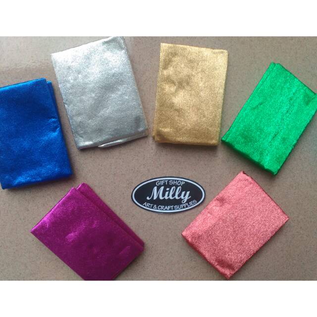 

Kertas krep metalic color - KE.02