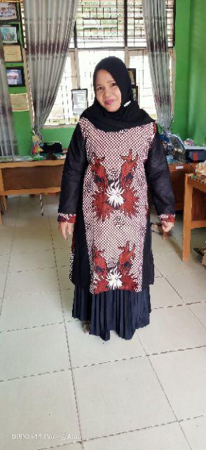 Maura Couple - Sania Ruffle Batik Couple Ori Ndoro Jowi Dnt Garansi Termurah Shopee Selendang Merak