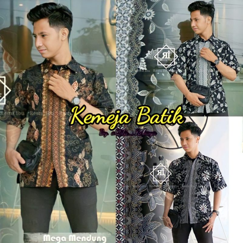 Kemeja Batik Lengan Pendek / Kemeja Pendek / Kemeja Batik Pendek