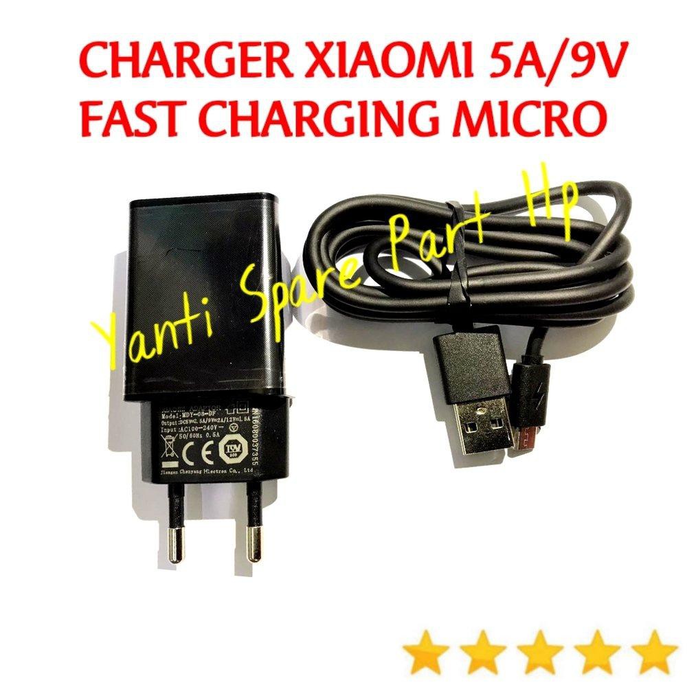 Charger Xiaomi Micro Fast Charging 5A 9V Original Terlaris New