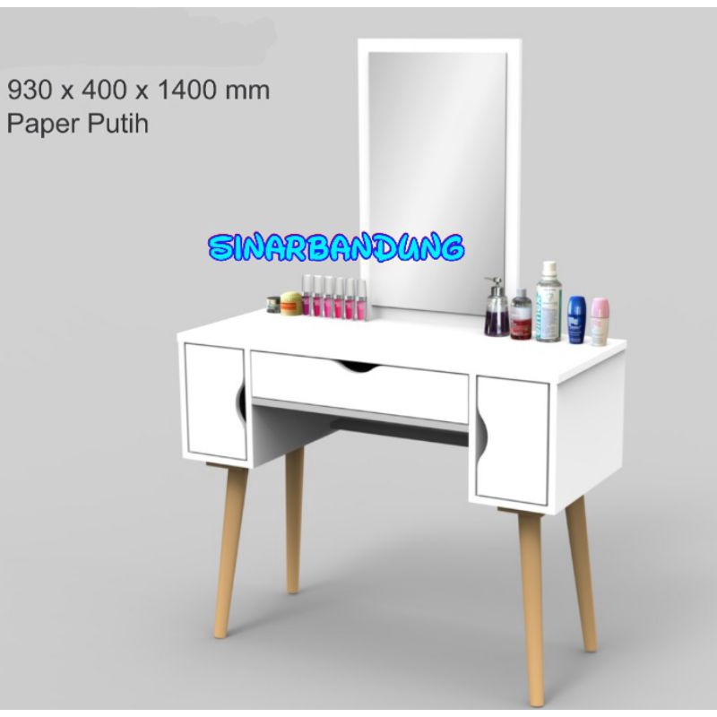 MEJA RIAS PUTIH MINIMALIS/ MEJA RIAS VINTAGE