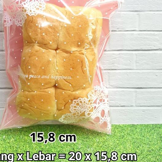 

❀ plastik cookies plastik cake fancy plastik packaging P 079 - Merah Muda ➢