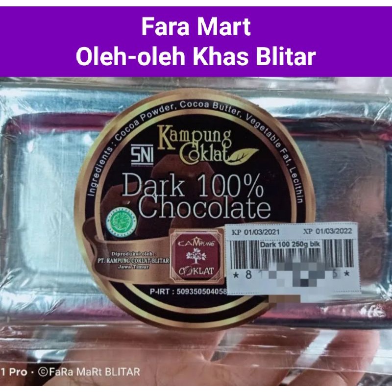 

(250gr) DARK COKLAT 90% KAMPUNG COKLAT BLITAR
