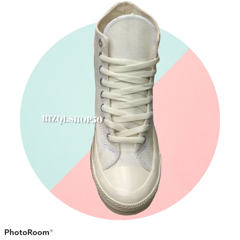 Sepatu Sneakers pria/wanita original 70s HIGH CREAM X Off White Premium Murah-3