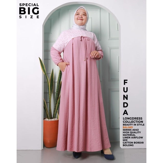 Funda Dress By Balimo (STANDART DAN BIG SIZE)