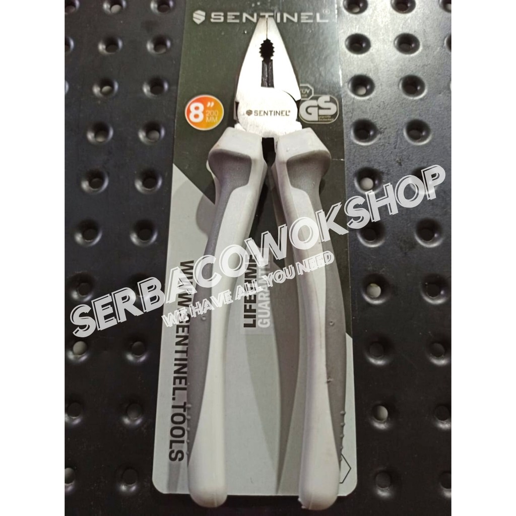 Sentinel Tang Kombinasi Chrome 8 Inch Tang Jepit Linesman Pliers 8&quot; Termurah Berkualitas