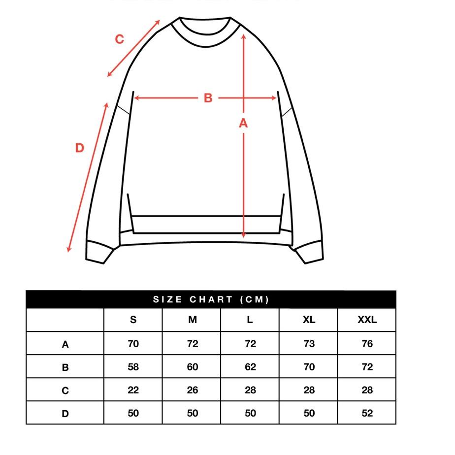 Terbaik.. UNTCKD Summit Flare Crewneck Dark Grey