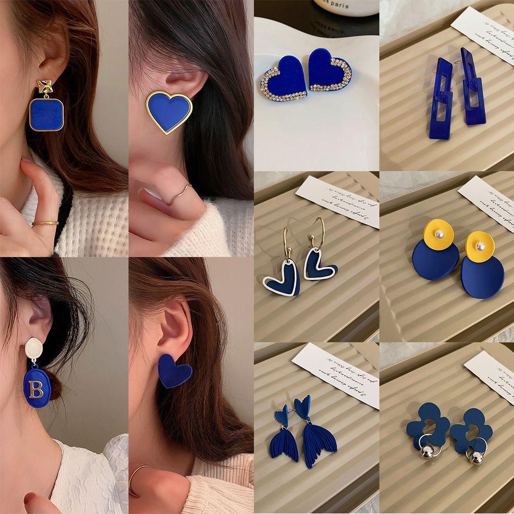 Anting LILY Untuk Wanita Perhiasan Hadiah Anting Rantai2022Baru Geometris Menjuntai Anting Pejantan