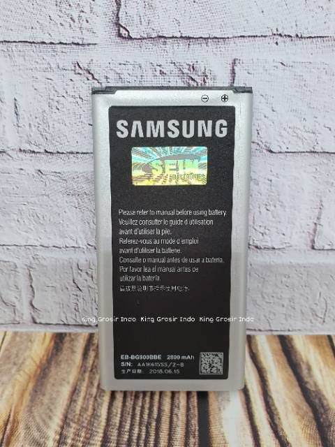 Baterai Samsung Galaxy S5 I9600 G900 Support NFC Original 100% Battery Batre