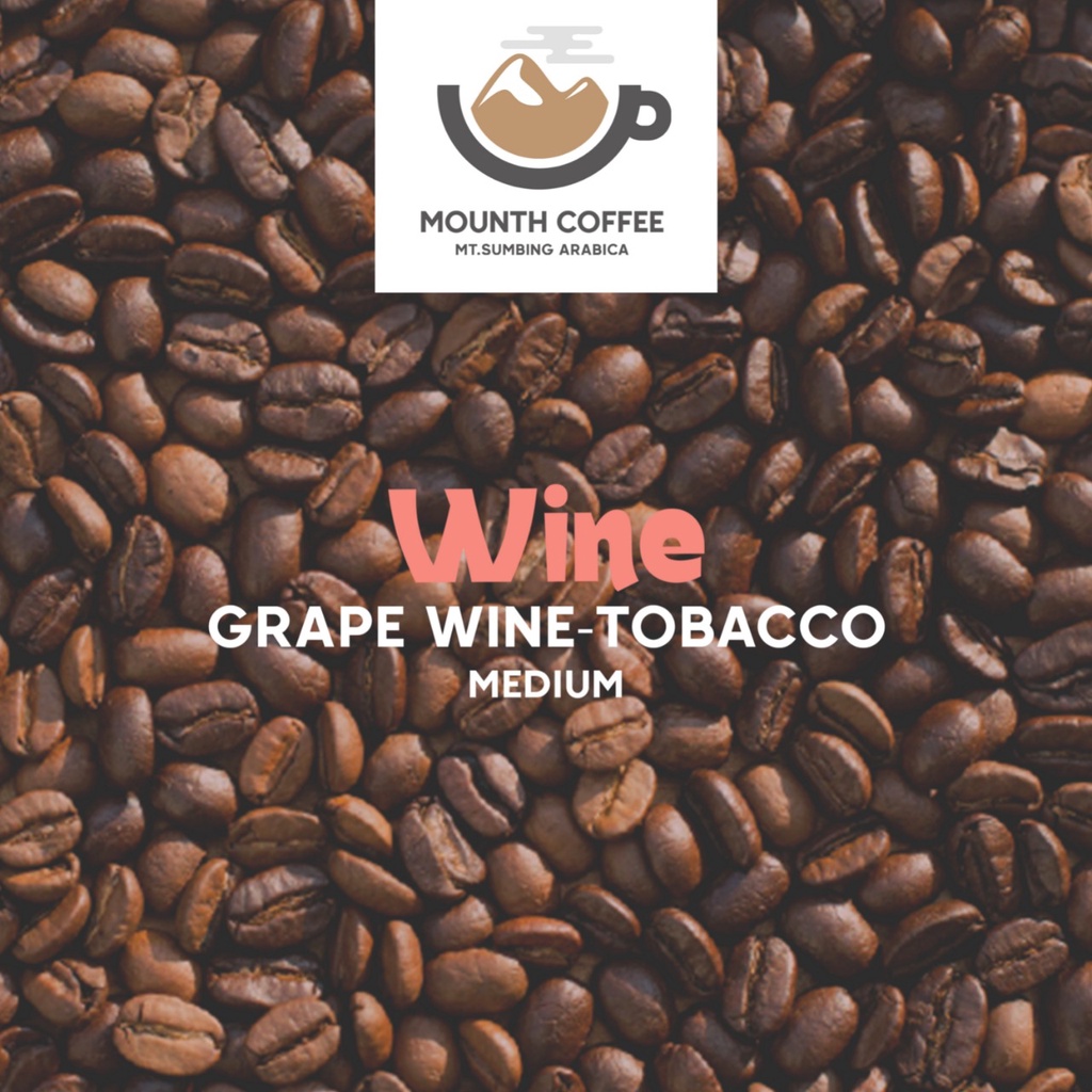 

KOPI ARABIKA Mt Sumbing Temanggung - Biji sangrai - Wine proses