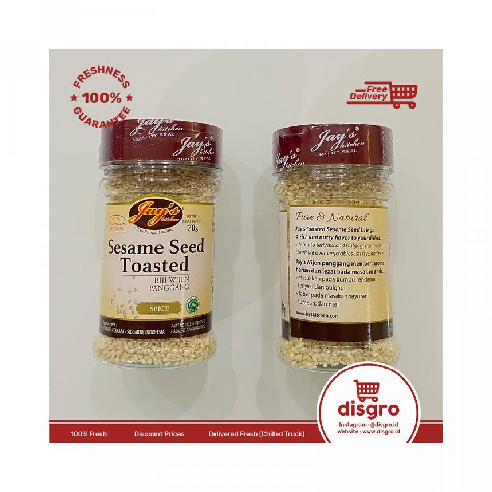 

Jay s sesame seed toasted 70 gr jays biji wijen panggang 70gr