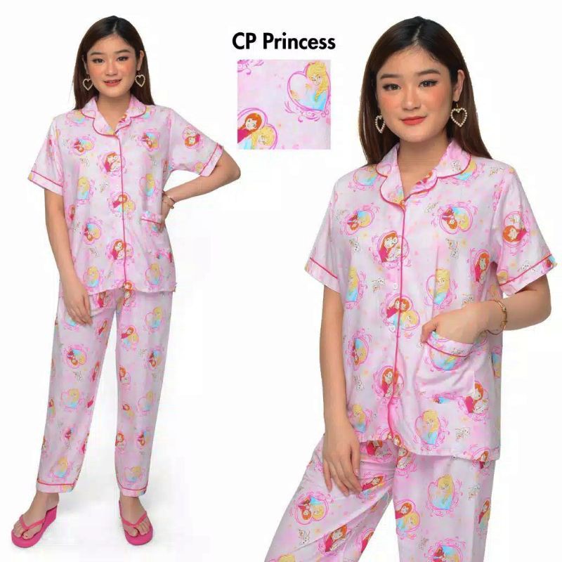 PIYAMA WANITA LD 106/BAJU TIDUR SET CELANA PANJANG