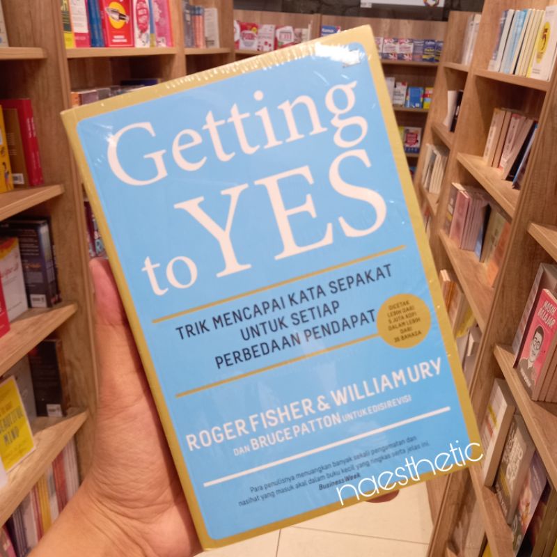 Buku self improvement getting to yes original gramedia