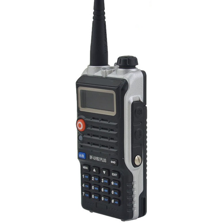 Taffware Walkie Talkie Dual Band 8W 128CH UHF+VHF - BF-UVB2 Plus - Black