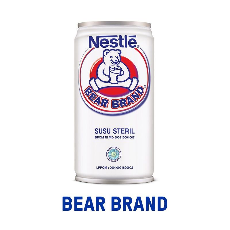

Bear brand susu kaleng beruang steril 189ml