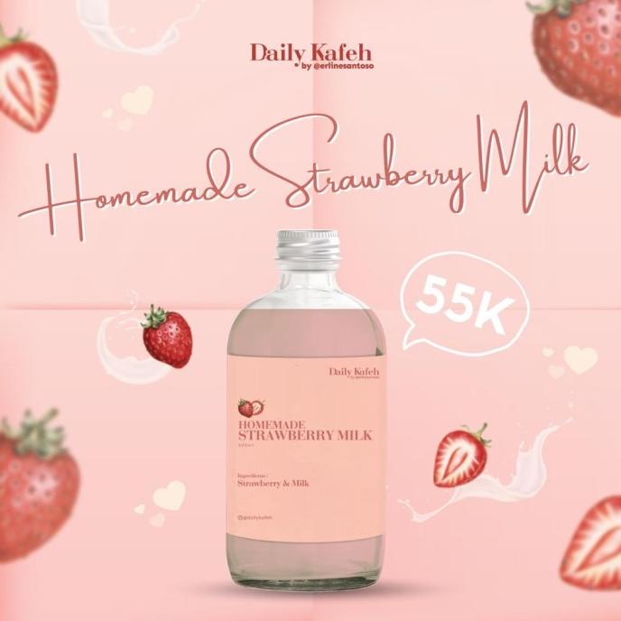 

[COD] Homemade Strawberry Milk [COD]