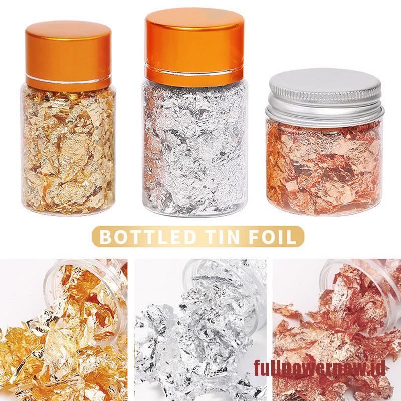 【COD】3PCS Gold Foil Flakes For Resin Imitation Gold Foil For Nails Painting Crafts