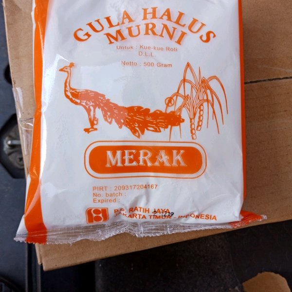 

Gula halus ayam merak 500 gr