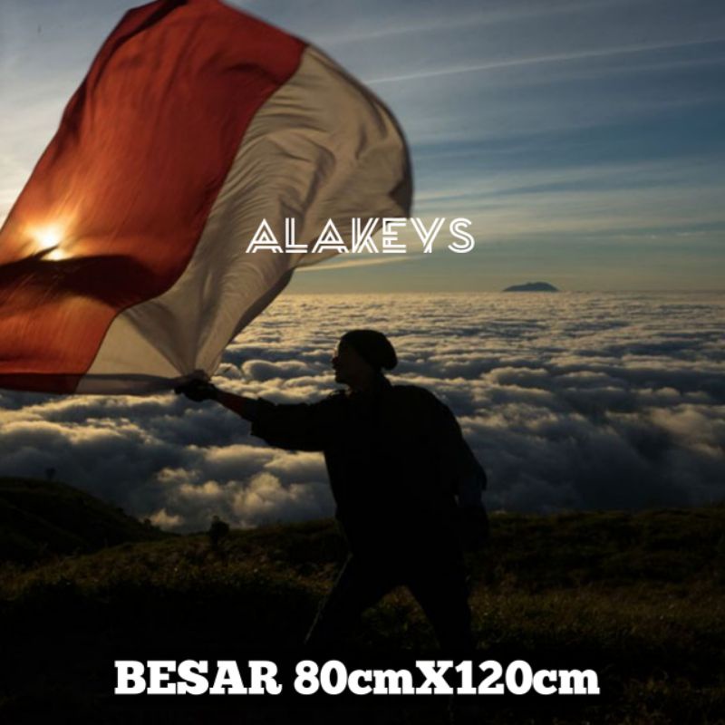 BENDERA MERAH PUTIH BENDERA AGUSTUSAN  KAIN SATIN